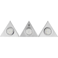 REV Ritter LED-Unterbauleuchte Trinagle Snsor 3 x 2,5W silber