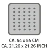 RidderDuscheinlage 54 x 54 cm Lido schwarz