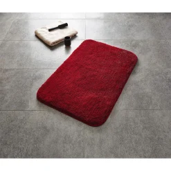 RidderTeppich Chic 60 x 90 cm rot Polyester-Microfaser
