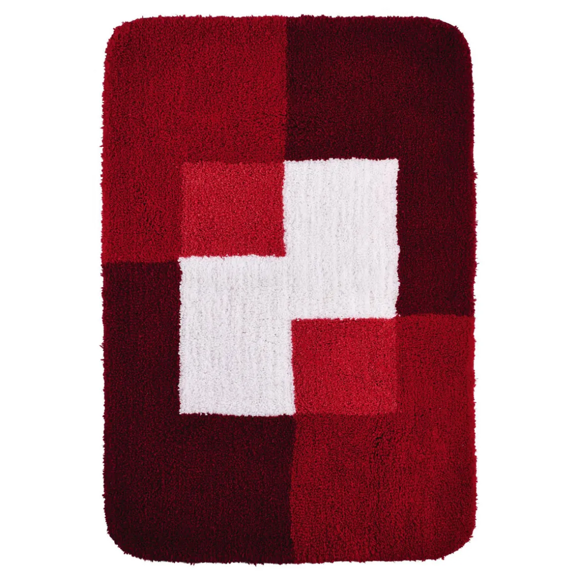 RidderTeppich Coins 60 x 90 cm rot Polyester
