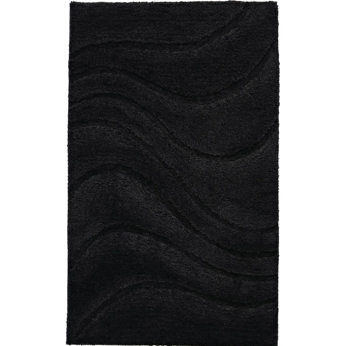 RidderTeppich La Ola 60 x 90 cm schwarz Polyester