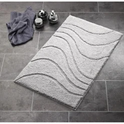 RidderTeppich La Ola 60 x 90 cm schwarz Polyester