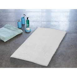 RidderTeppich Soft 55 x 85 cm weiß Polyester-Microfaser