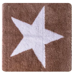 RidderTeppich Star 55 x 50 cm weiß-beige Polyester-Microfaser
