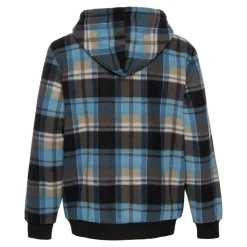 Roadsign Herren Fleece Jacke mit Kapuze schwarz aqua Gr.M