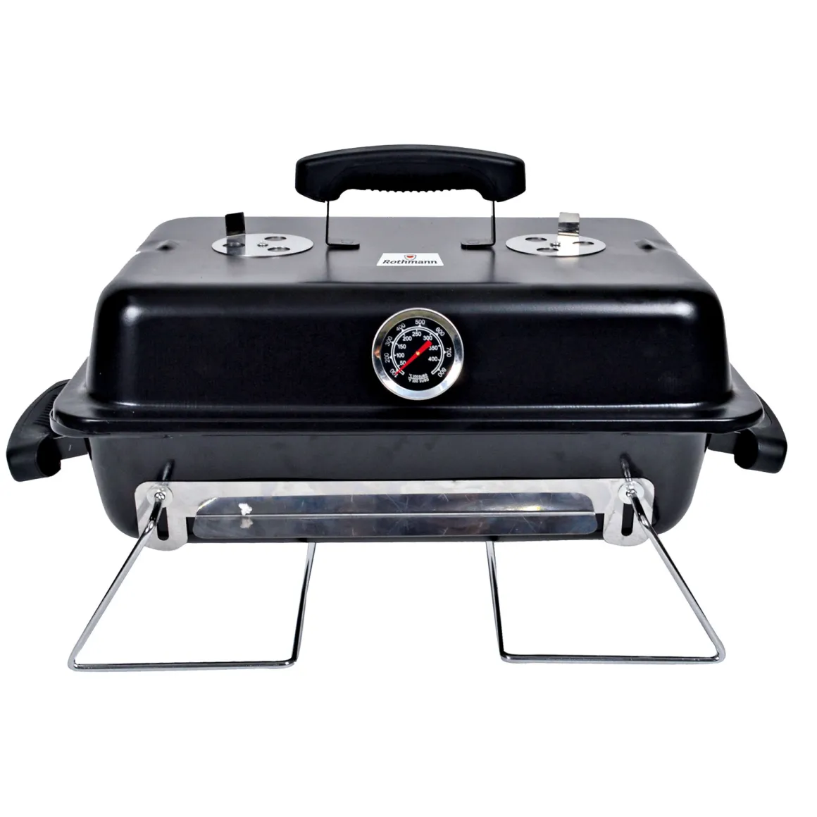 Rothmann Holzkohlegrill Springfield 43,3 x 30 x 30,5 cm schwarz