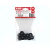 Rundkopf, 10 Stk. PVC schwarz