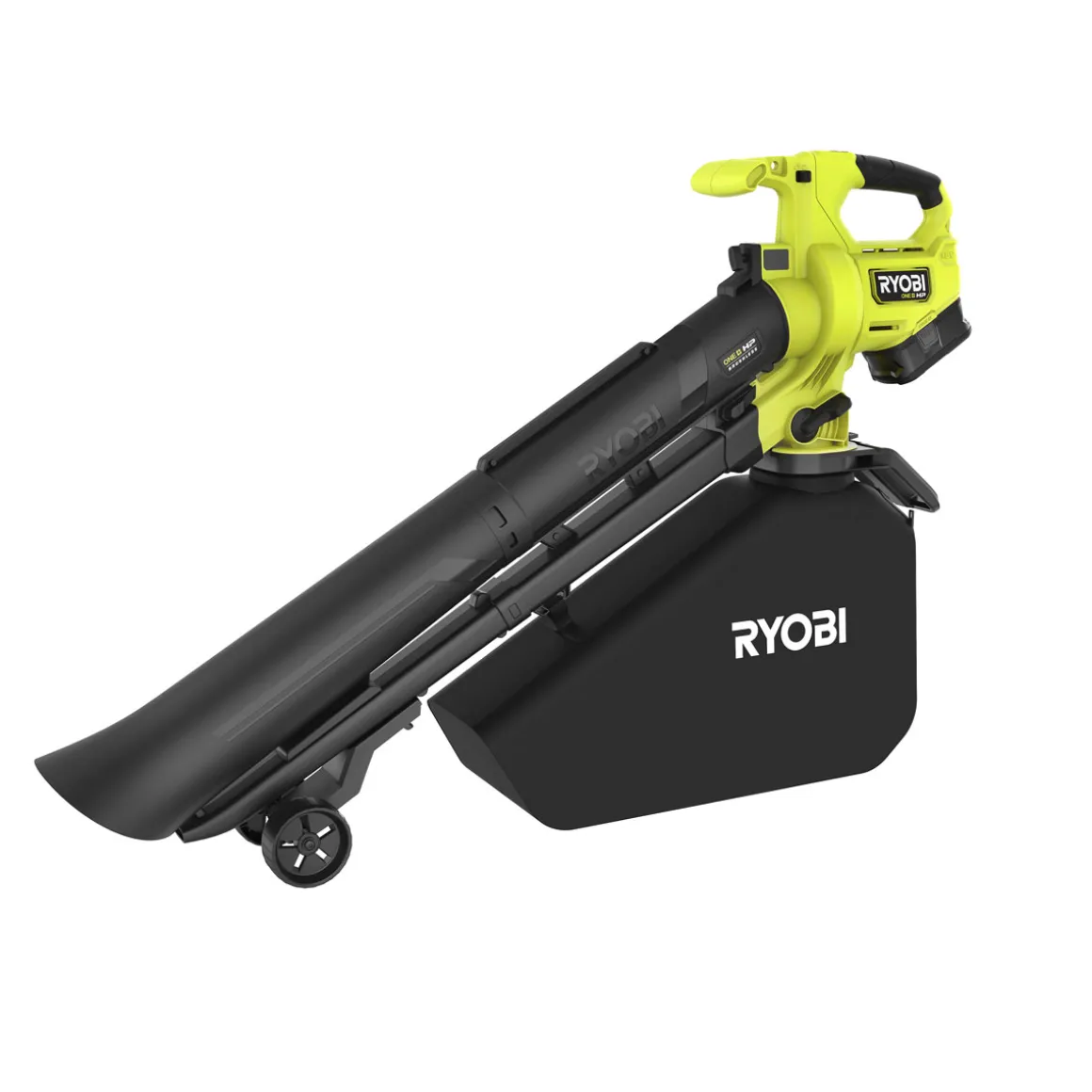 Ryobi Akku-Laubsauger/-bläser RY18BVXA-150 7,7 m3/min inkl 5,0 Ah Akku u Ladegerät