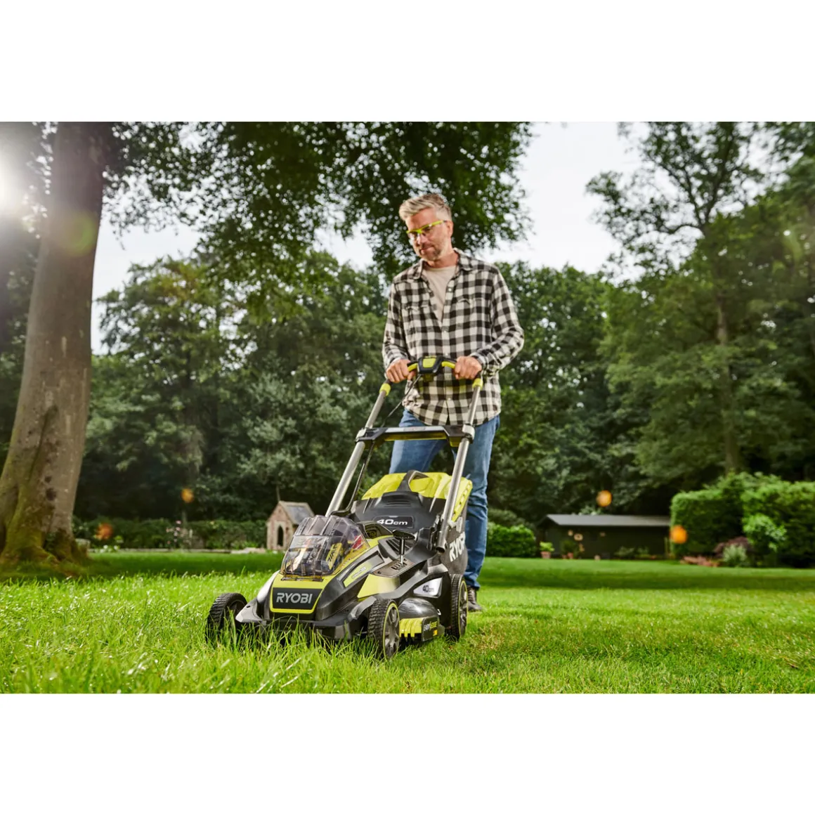 Ryobi Akku-Rasenmäher RLM36X41H50G