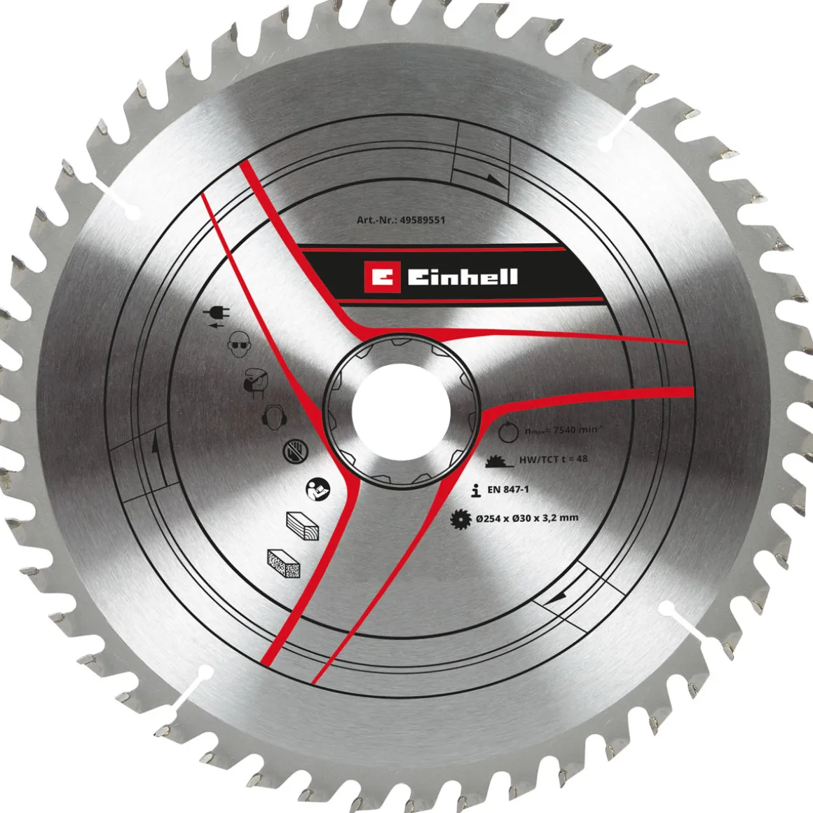 Saegebl. HM Dm. 254x30x3,2 Z48Stat. Saegen-Zubehoer