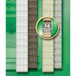 Schellenberg Gurtband Mini 14 mm / 4,5 m grau