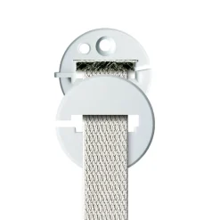 Schellenberg Gurtführung rund für 14-23 mm Gurtband weiß