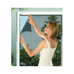 Schellenberg Insektenschutznetz anthrazit 130 x 150 cm