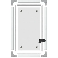 Schellenberg Lichtschacht-Gitter Sauberer Lichtschacht Aluminium 55 x 110 cm