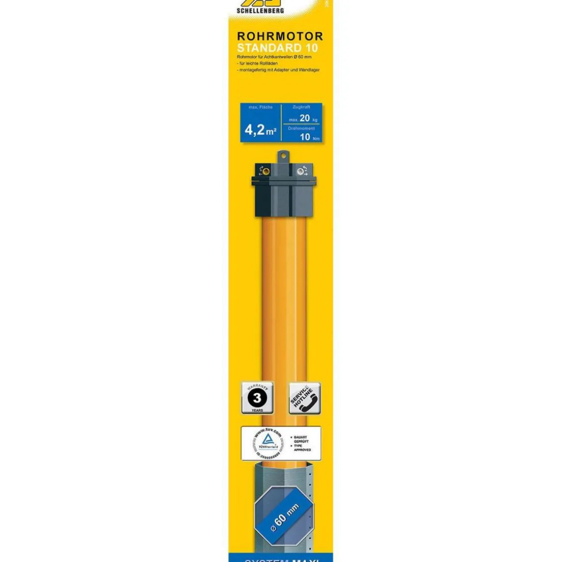 Schellenberg Rollladenmotor Maxi Standard 10Nm