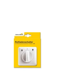 Schellenberg Tast-Rast-Drehschalter Unterputz weiß