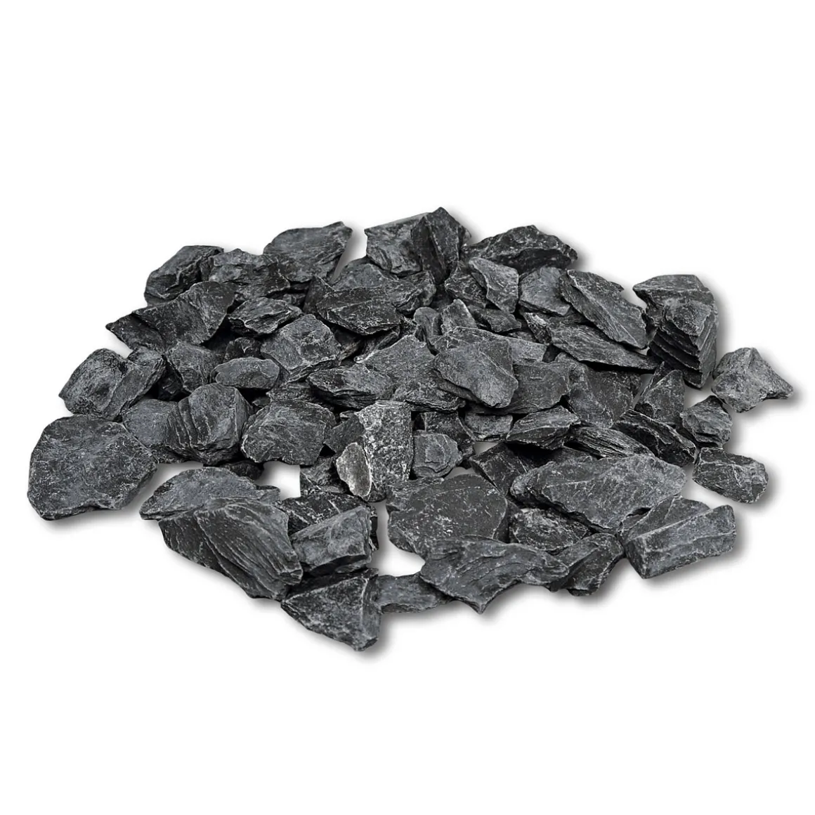 Schiefersplitt Canada Slate Carrara 30-60 mm 25 kg