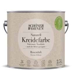 Schöner Wohnen FarbeNaturell Kreidefarbe 2,5 L Rosenduft