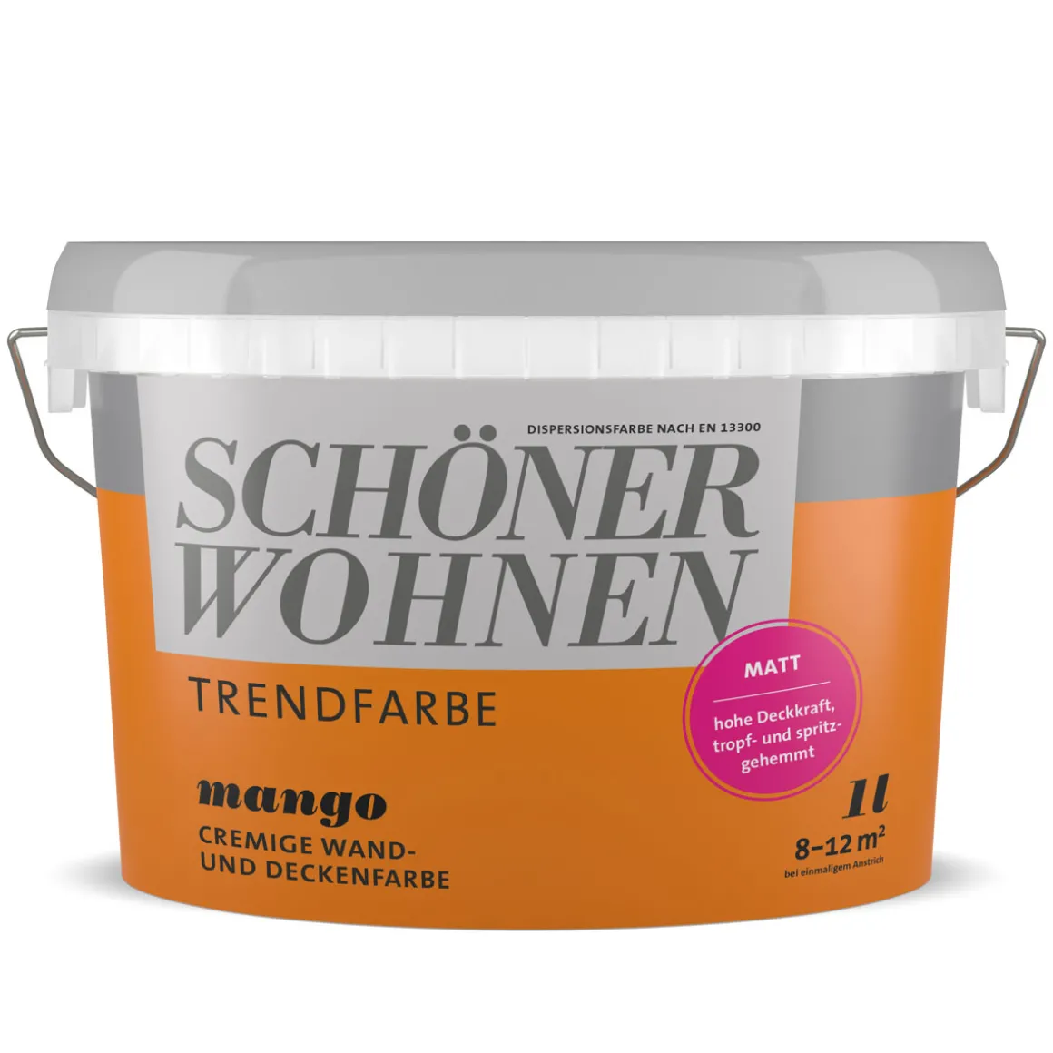 Schöner Wohnen Farbe Trendfarbe Mango Matt 1 L