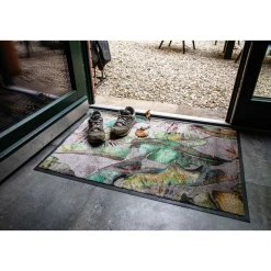 Schöner WohnenSchmutzfangmatte Miami 67x100 cm Jungle beige