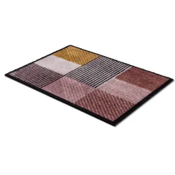 Schöner WohnenSchmutzfangmatte Manhattan 50x70 cm Geomix kastanie-rose
