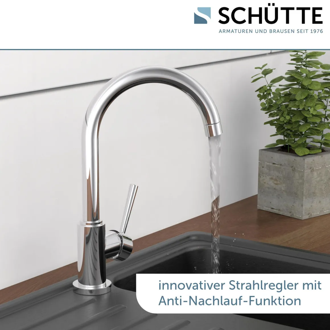 Schütte Küchenarmatur Cornwall Spültischarmatur chrom