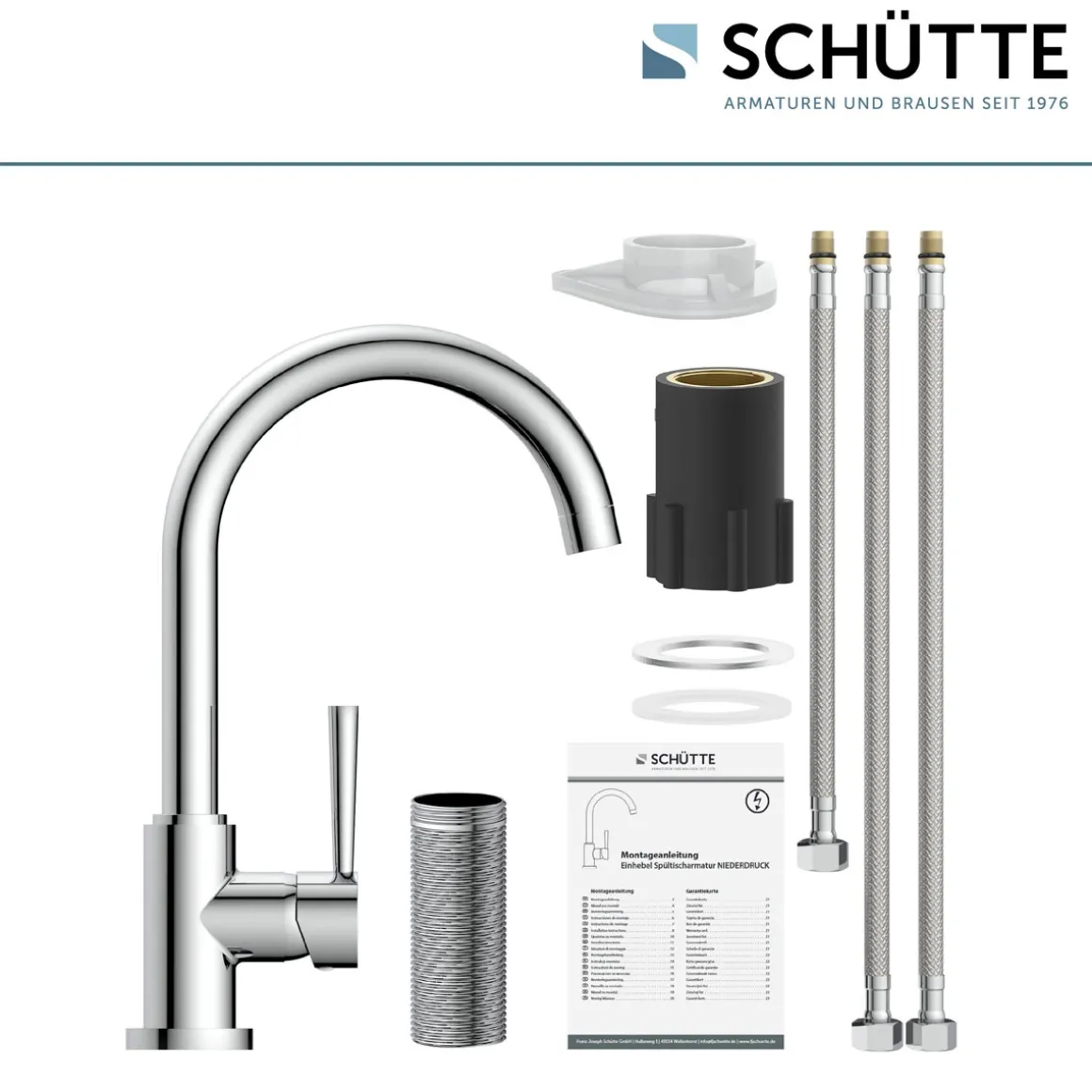 Schütte Küchenarmatur Cornwall Spültischarmatur chrom