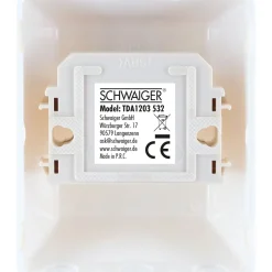 Schwaiger Telefonanschlussdose Universal 3-fach Aufputz
