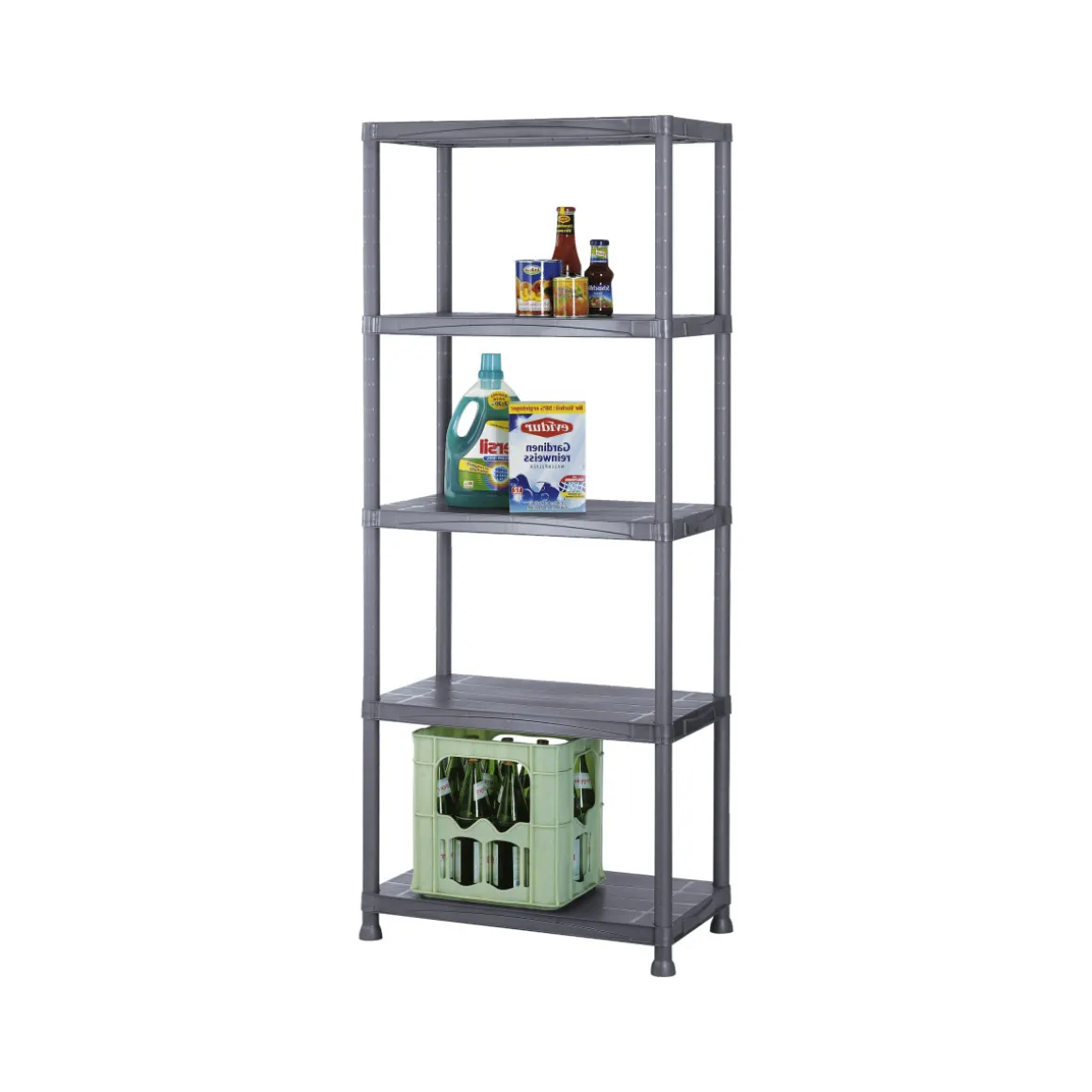 Schwerlastregal Deluxe 92,5 x 45,8 x 185 cm