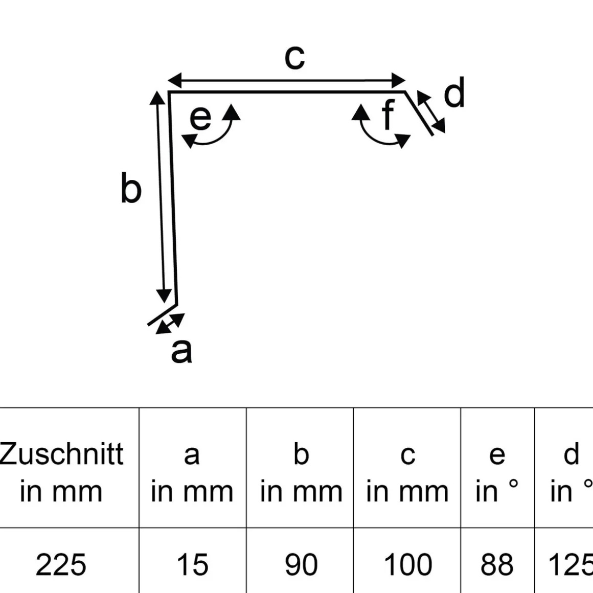 SDF Ortgangblech anthrazit 200 x 9 x 10 cm