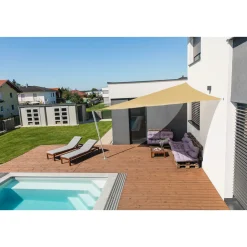Segel Capri Dr 4x4x4m champagne