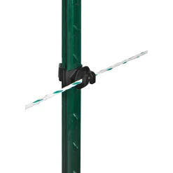 Seilisolator T-Post für Durchmesser 8 mm 25 Stück schwarz