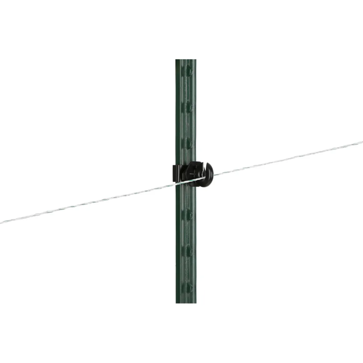 Seilisolator T-Post für 10 mm schwarz