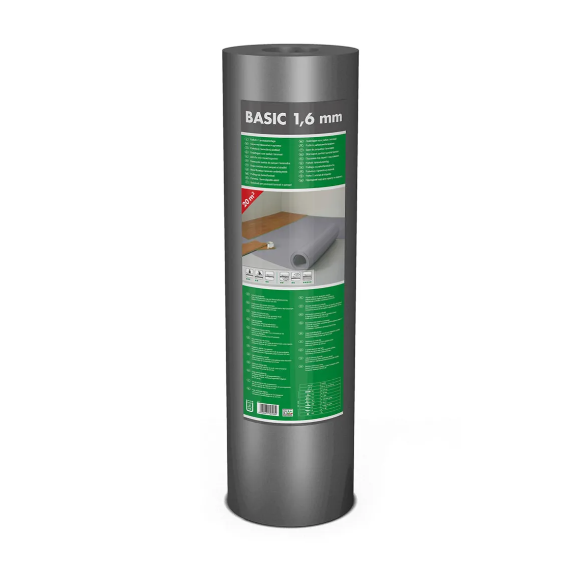 SelitBasic 1,6 mm Parkett-/ Laminatunterlage 20m²