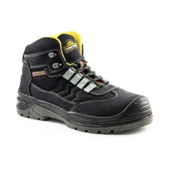 Sicherheitsstiefel S1P schwarz-gelb Größe
