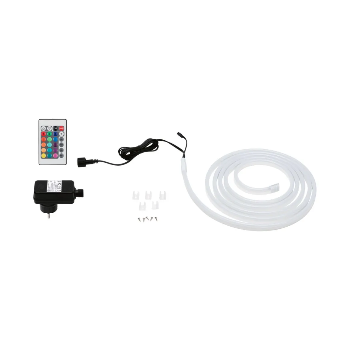 SimpLED Outdoor Stripe Set 3m RGB 19,5W230/24V DC Weiss Kst