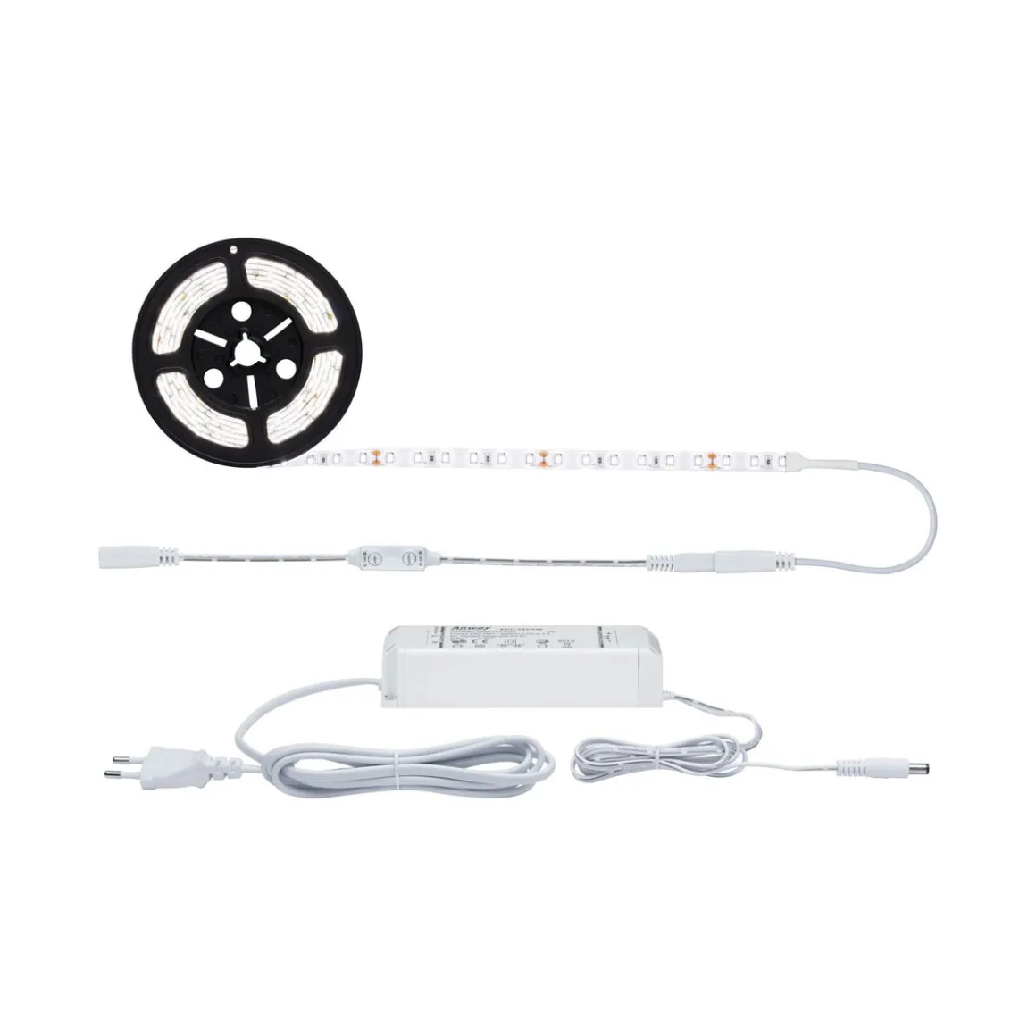 Simp LED Power Set nw inkl. Dimm/Switch33W 230/24V DC ws Kst.