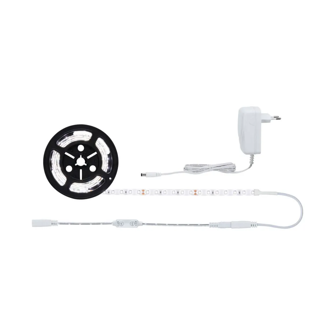 Simp LED Power Set nw inkl. Dimm/Switch17W 230/24V DC ws Kst.