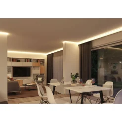 SimpLED Stripe Set 5m RGB Zigbee 230/12VDC Weiss Metall Kst