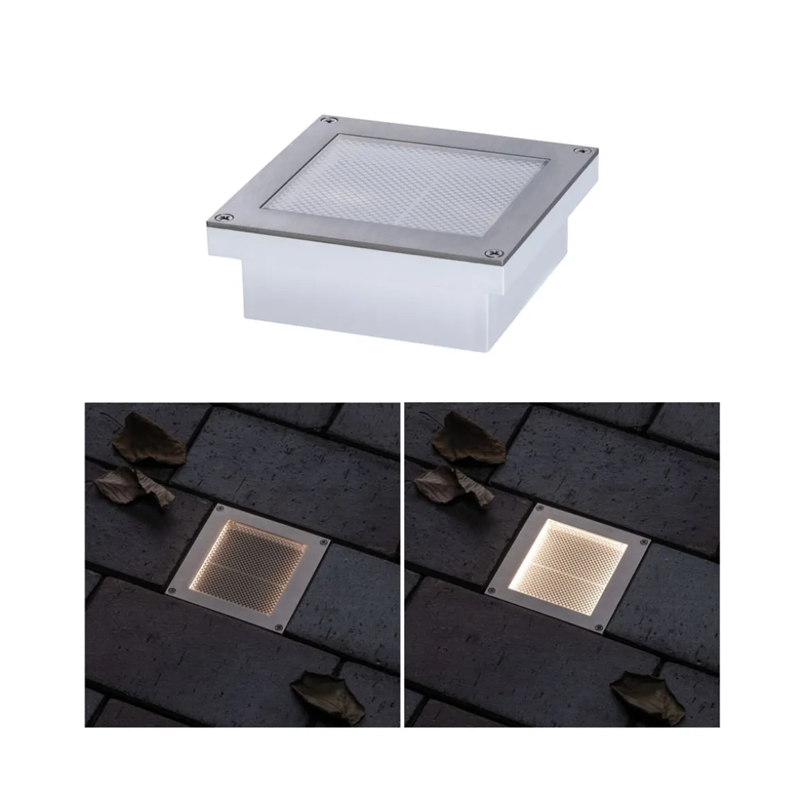 Solar BodenEBL Aron Metall BWM 10x10cmIP67 3000K 5/40lm