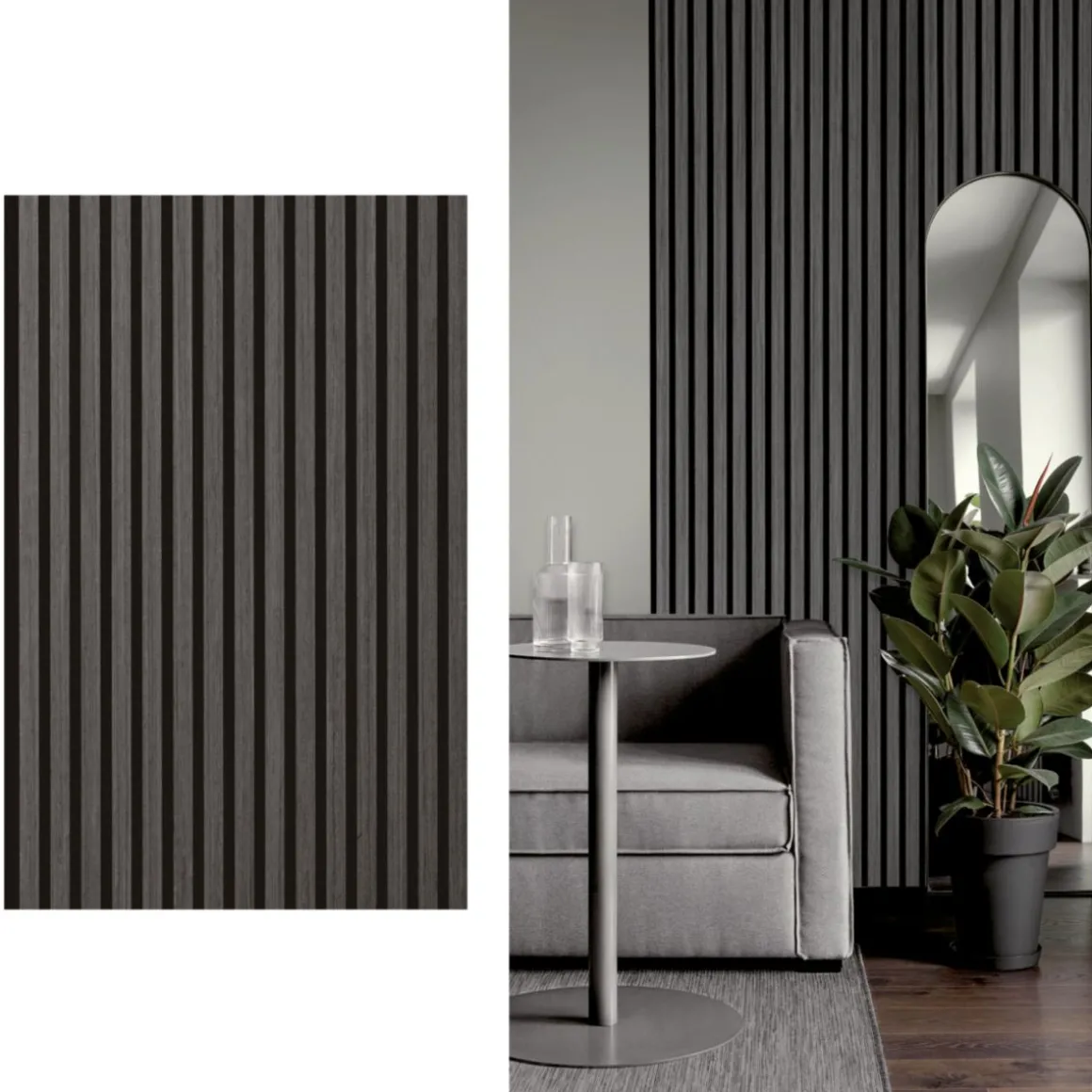 Sonido Elements Akustikpaneel Black oak1200x560x18mm FSC