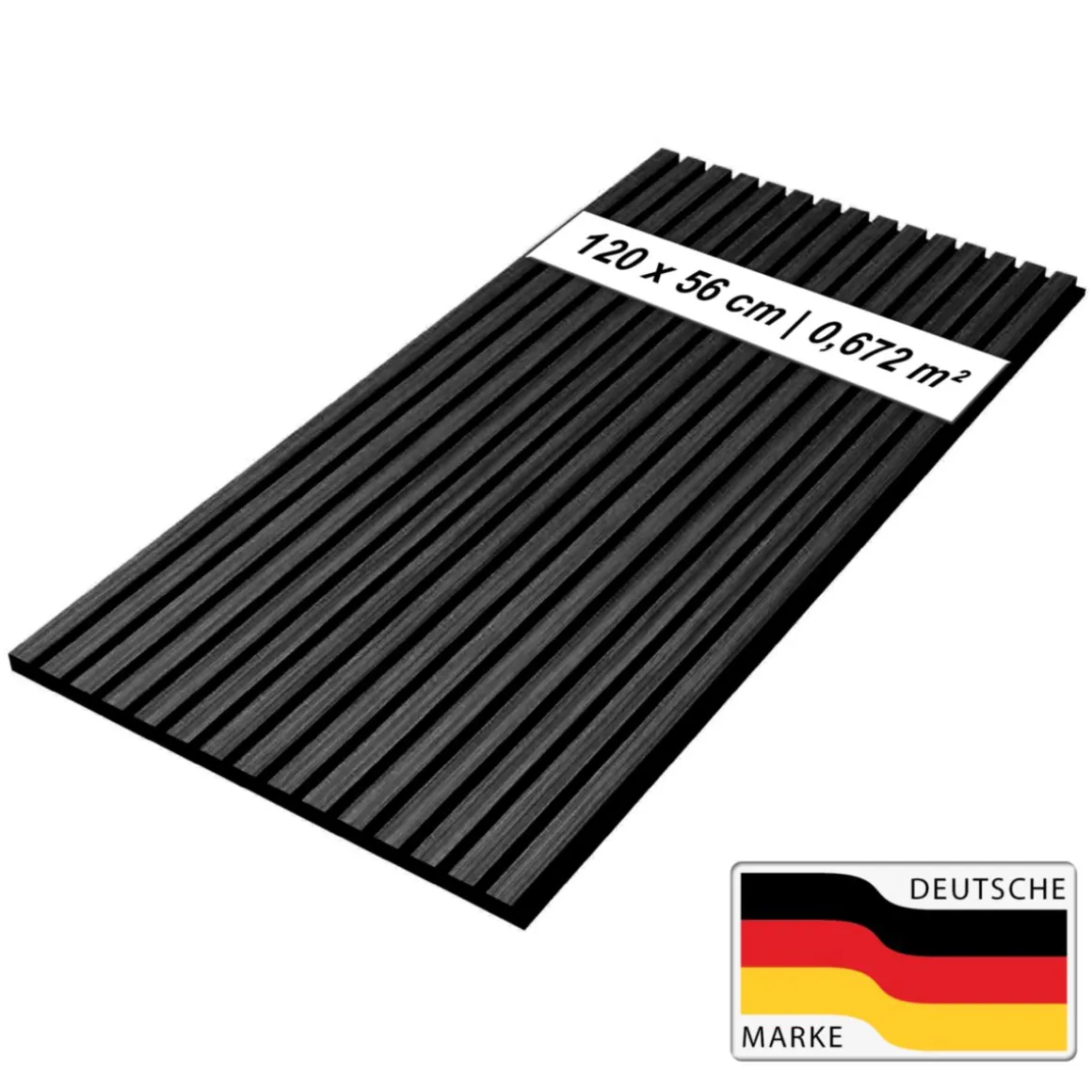 Sonido Elements Akustikpaneel Black oak1200x560x18mm FSC