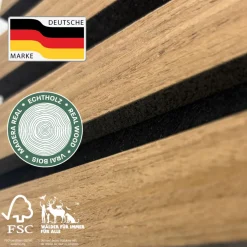 Sonido Elements Akustikpaneel Oiled oak1200x560x18mm FSC