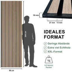 Sonido Elements FSC New Light oak2440x560x18mm FSC