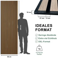 Sonido Elements FSC Oiled oak2440x560x18mm FSC