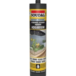 Soudal Klebe- und Dichtstoff transparent für Aquarien und Terrarien
