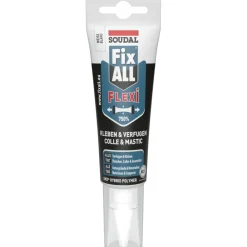 Soudal Montagekleber Fix ALL Flexi Kleben und Verfugen weiß