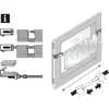 Spannvitrage 9 mm Zylinder 120-160 weiß