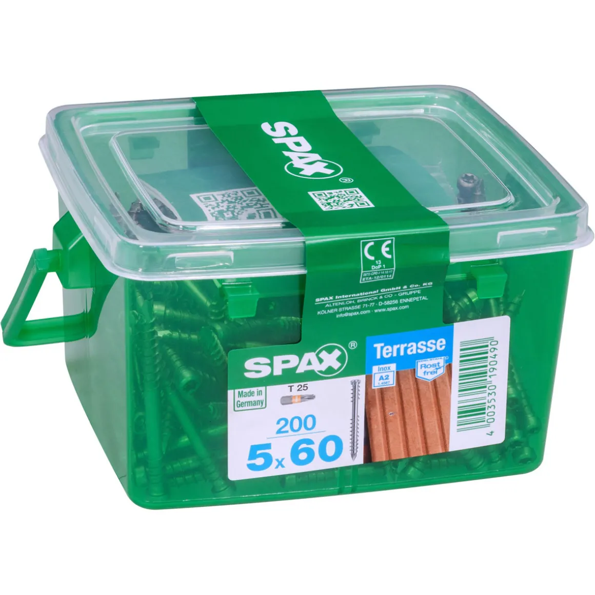 Spax Terrassenschraube rostfrei 5 x 60 200 Stück