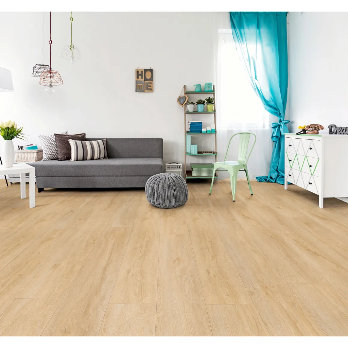 Specht Laminatboden Ambiente Ruhrtaleiche Beige 138 x 24,4 cm